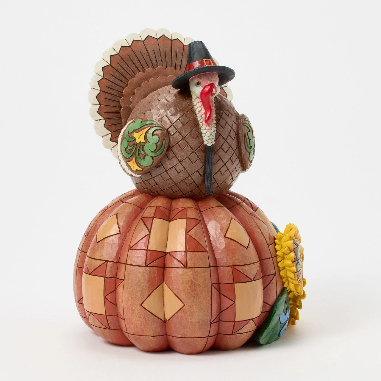 Gobble Greetings Turkey Pumpkin Sunflower