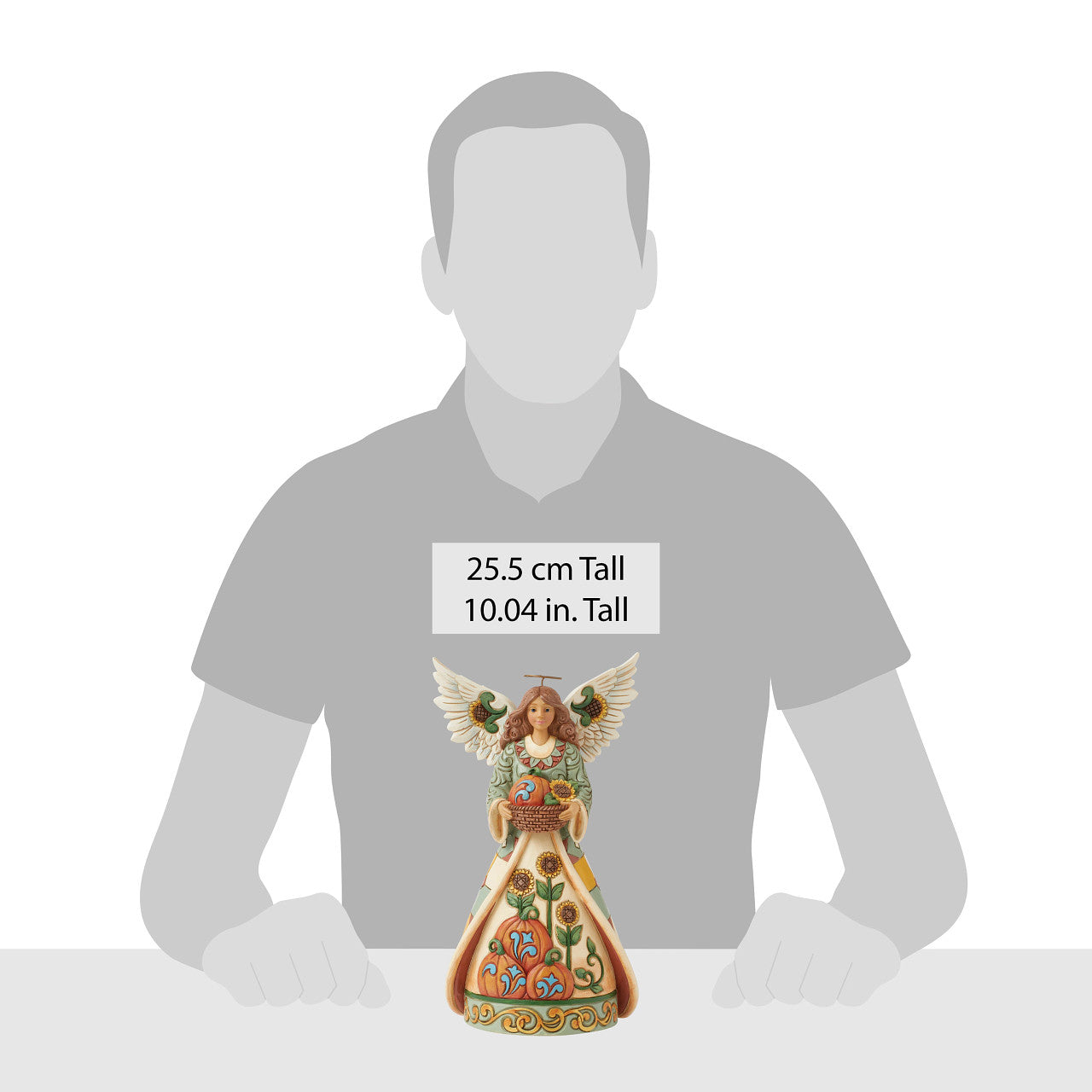 Let Us Give Thanks Angel with Sunflower Basket