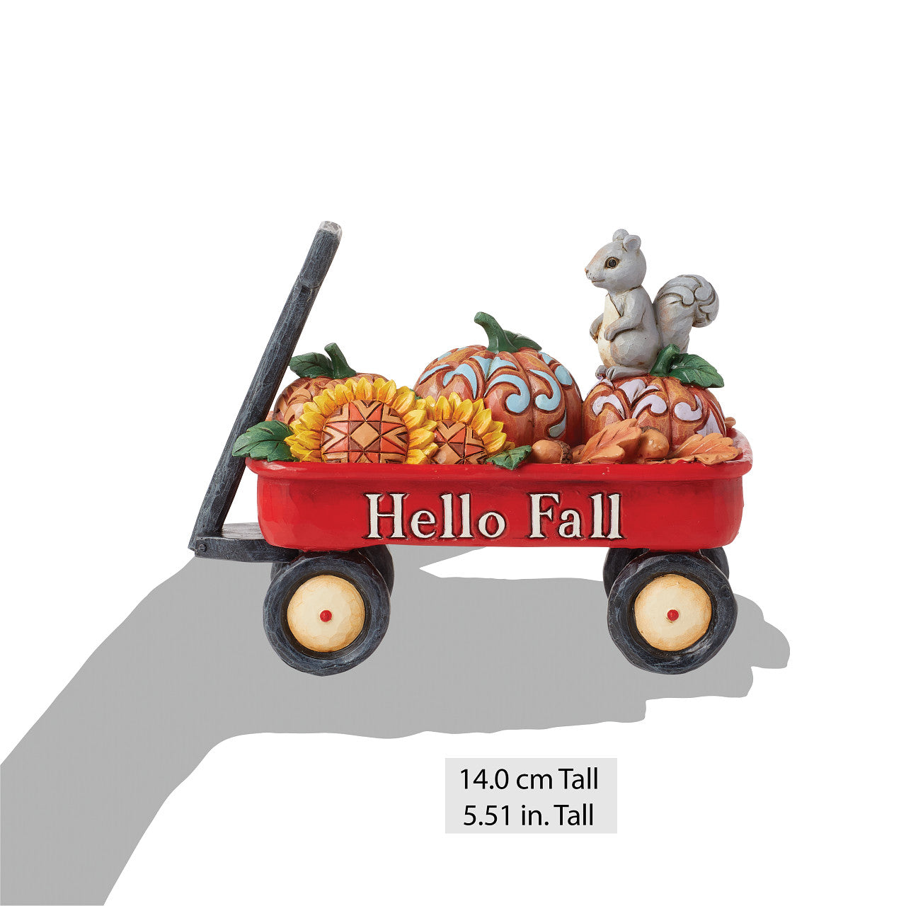 Harvest Haul Harvest Red Wagon with Pumpkins