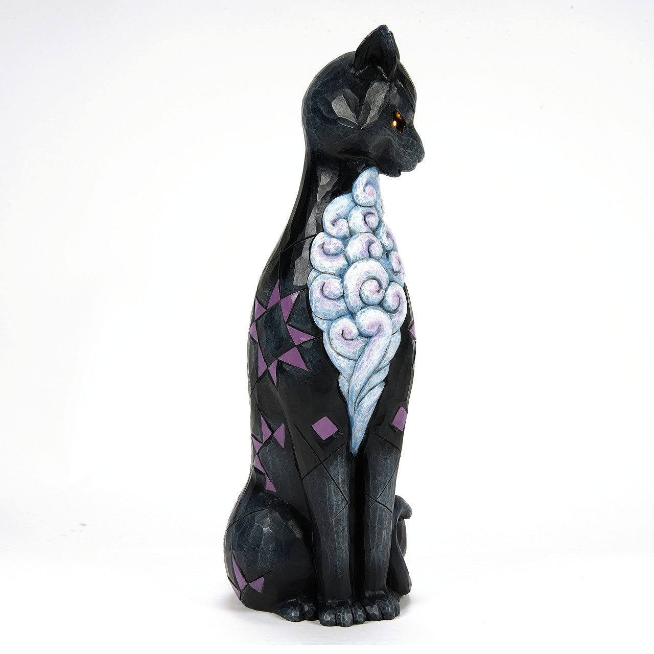 Gato's Glowing Gaze Black Cat with LED Eyes