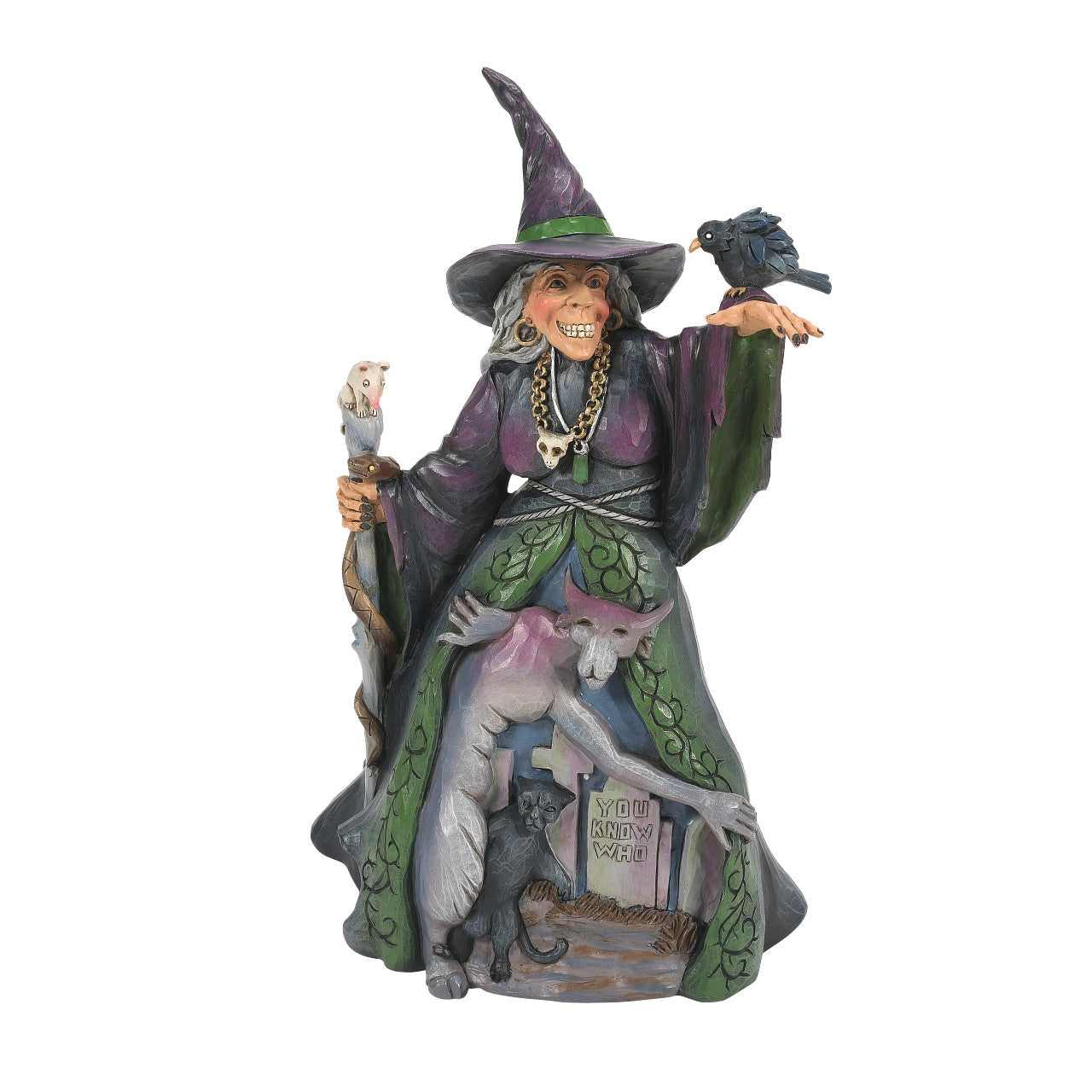 Something Wicked Evil Witch with Graveyard Scene