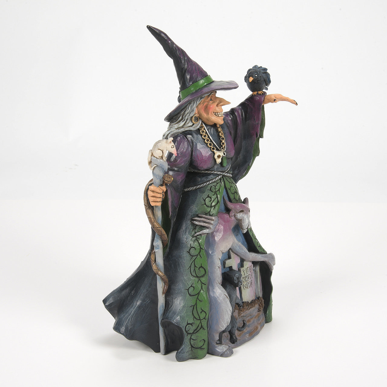 Something Wicked Evil Witch with Graveyard Scene