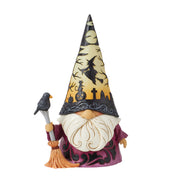 Spooktacular Wizard Gnome with LED Scene Hat