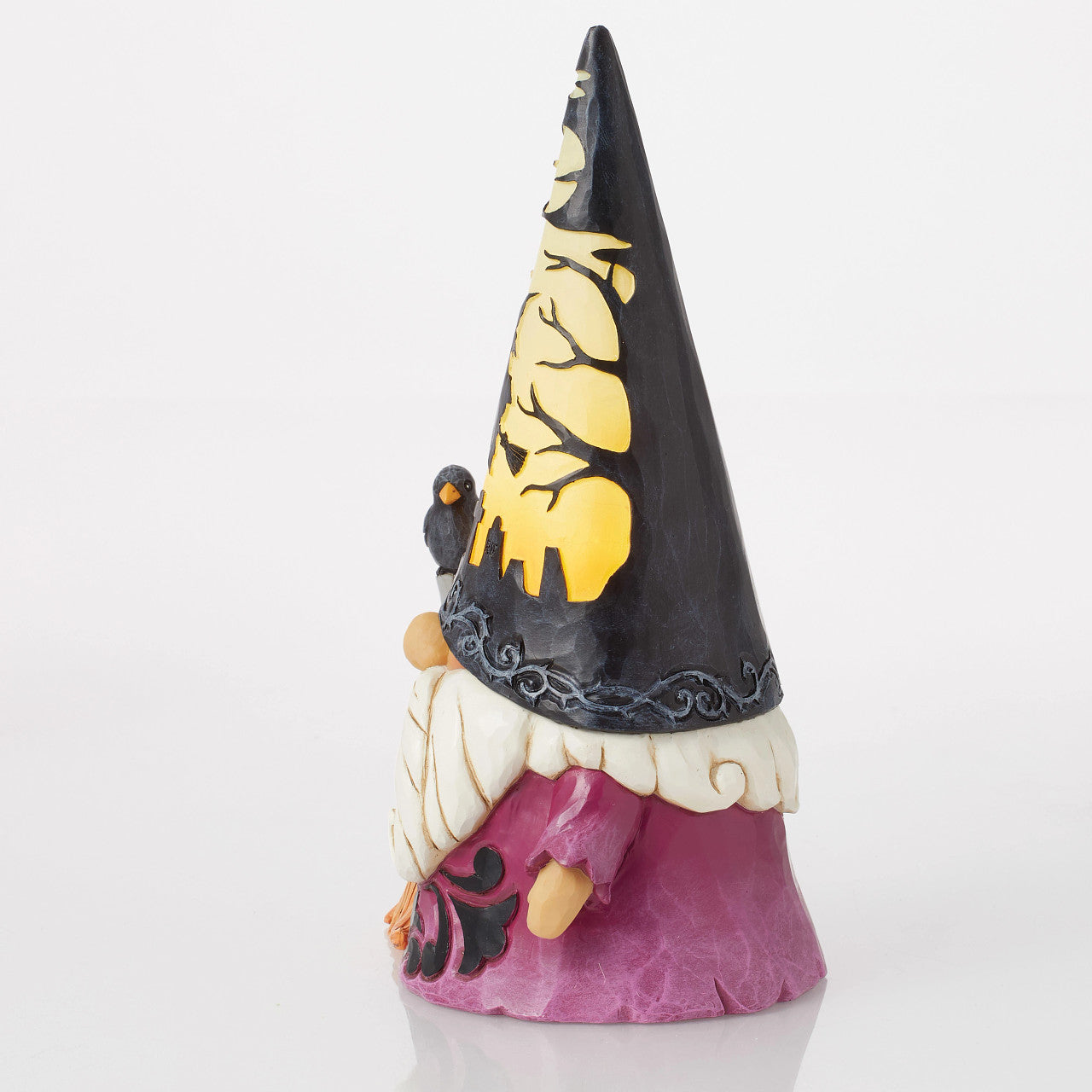 Spooktacular Wizard Gnome with LED Scene Hat