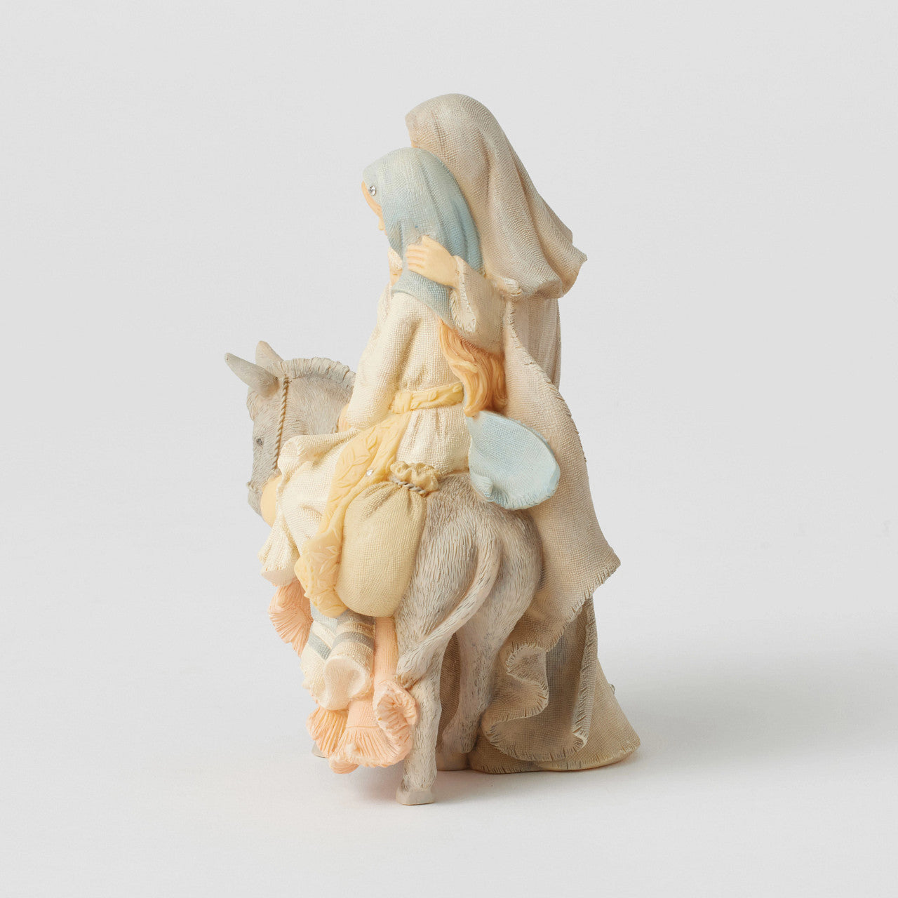 Holy Family with Donkey Figurine