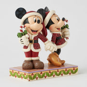 Candy Cane Christmas Mickey & Minnie with Candy Canes