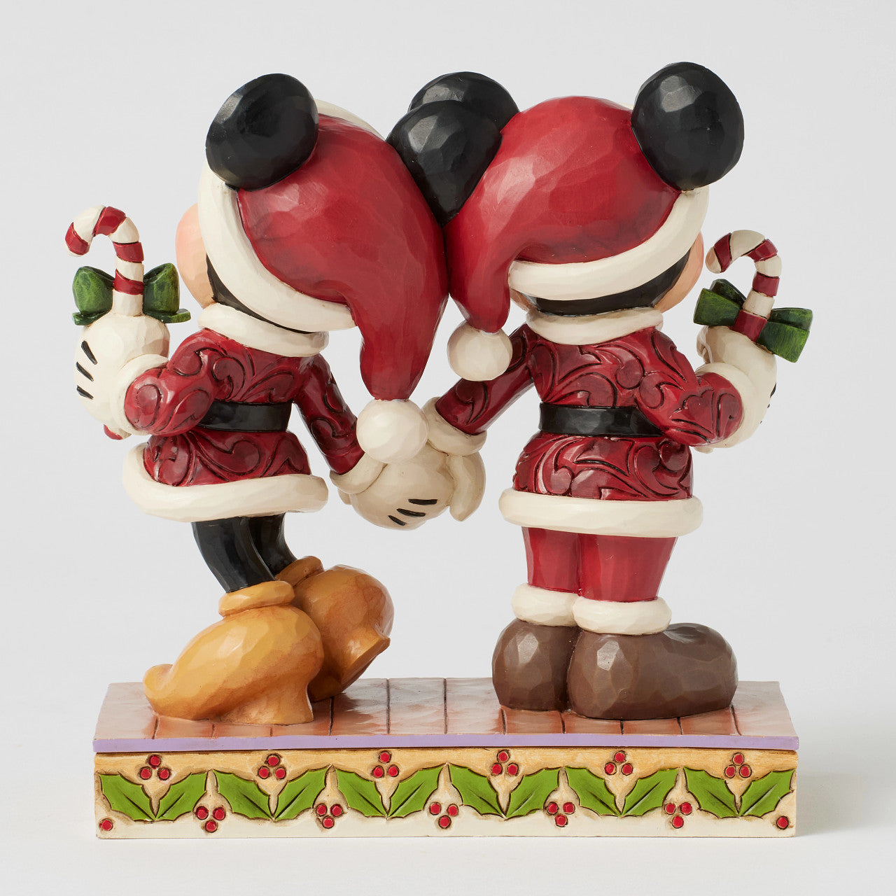 Candy Cane Christmas Mickey & Minnie with Candy Canes
