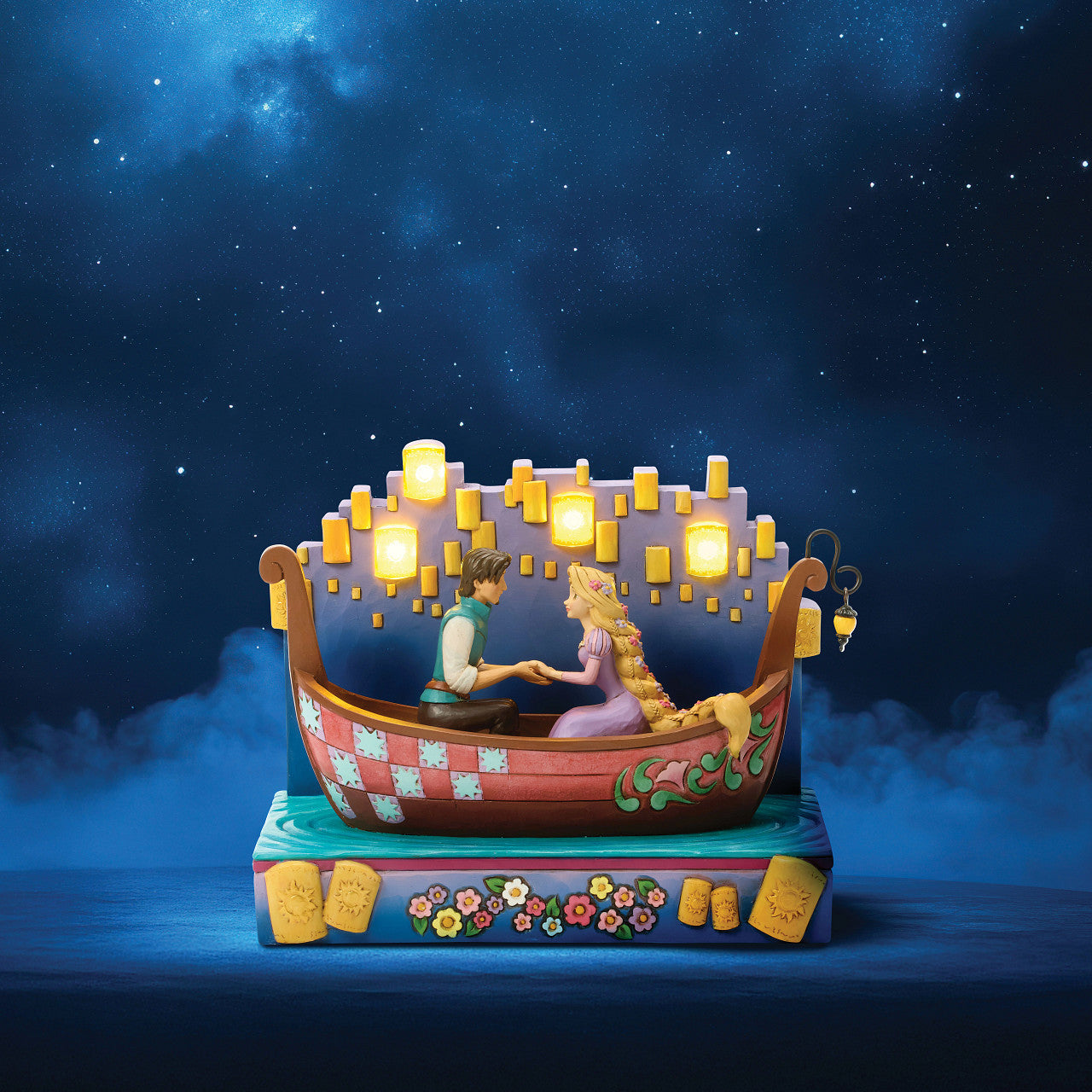 A Dream Come True Tangled Boat with LED Lanterns