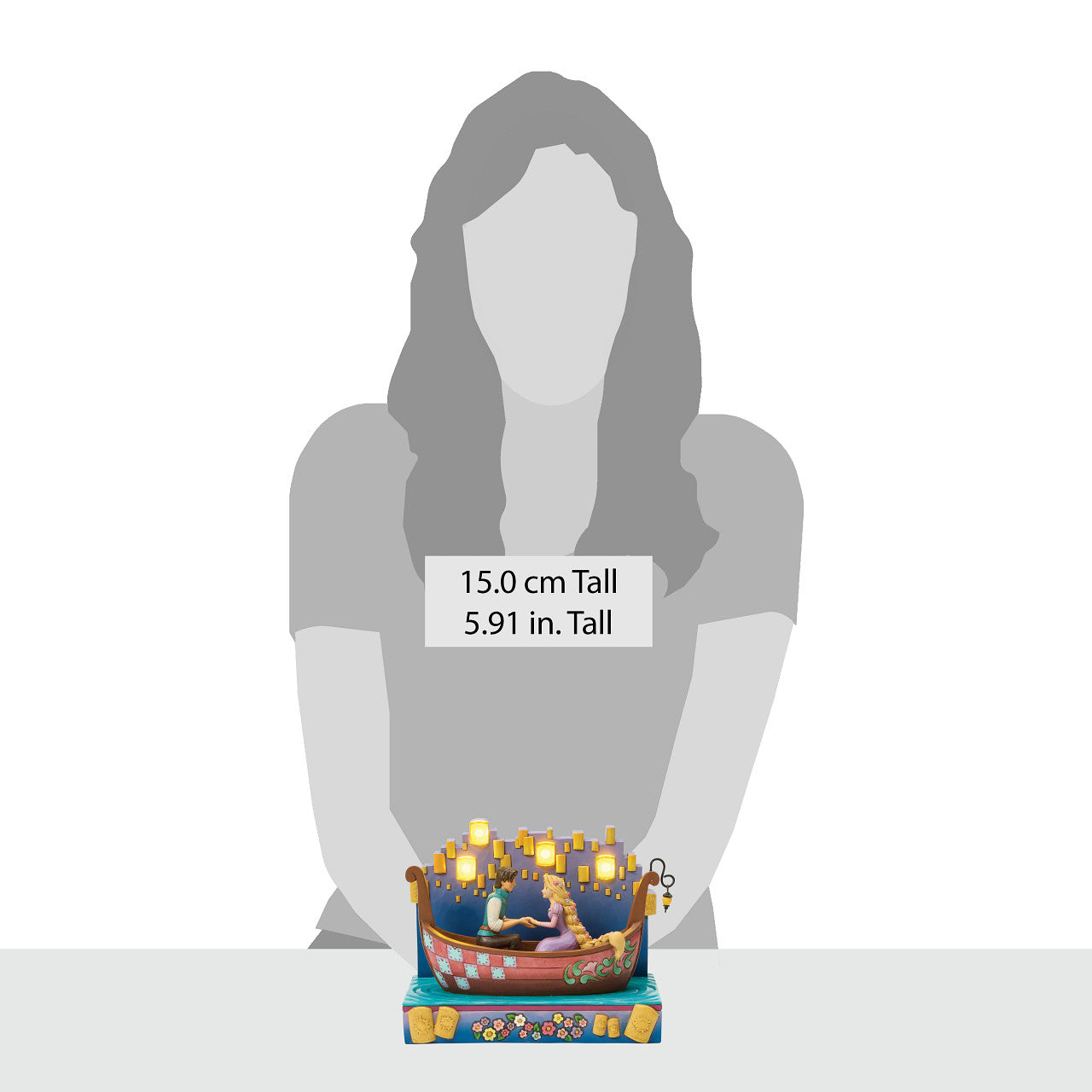 A Dream Come True Tangled Boat with LED Lanterns