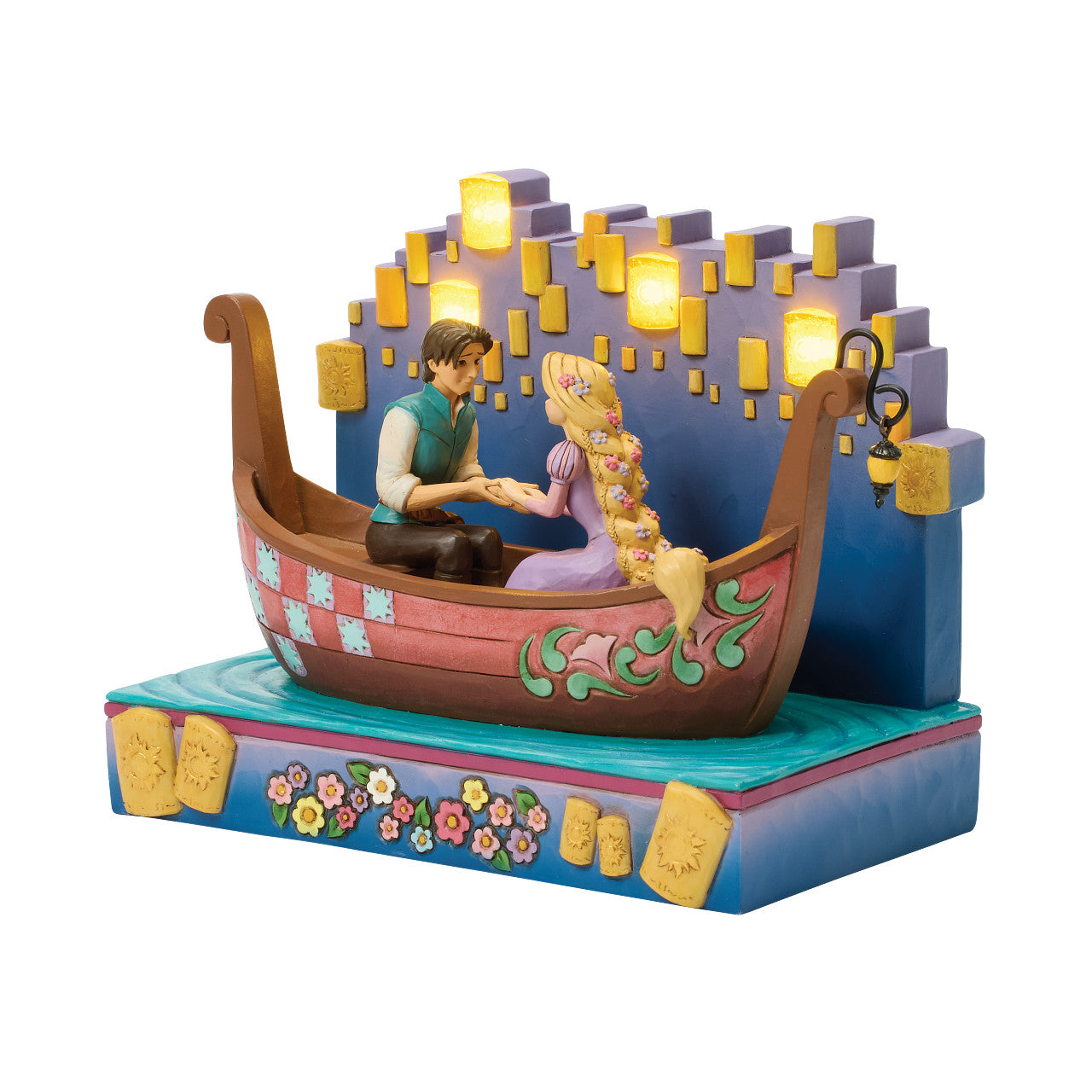 A Dream Come True Tangled Boat with LED Lanterns