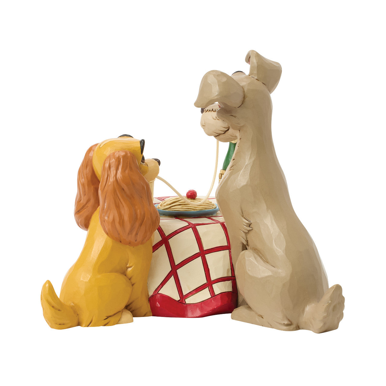 Dinner for Two Lady and Tramp Spaghetti Scene with LED Light