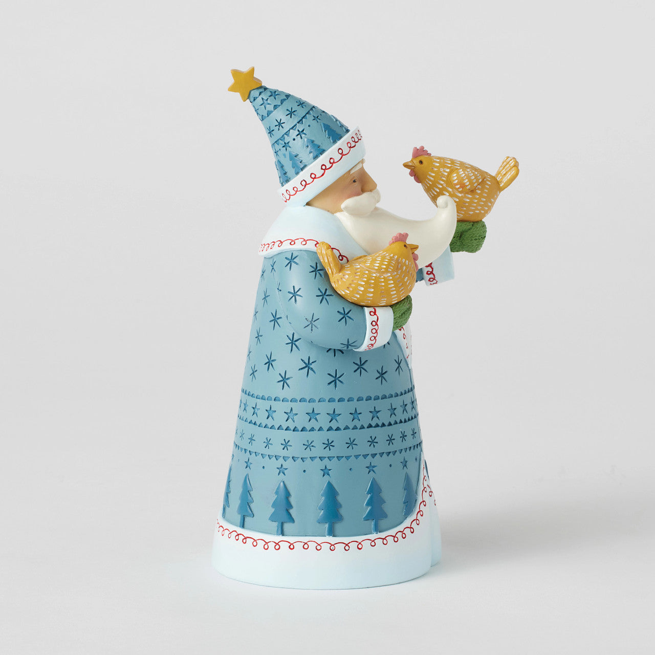 Art Gallery Chickens Love Santa Too by Beth Logan