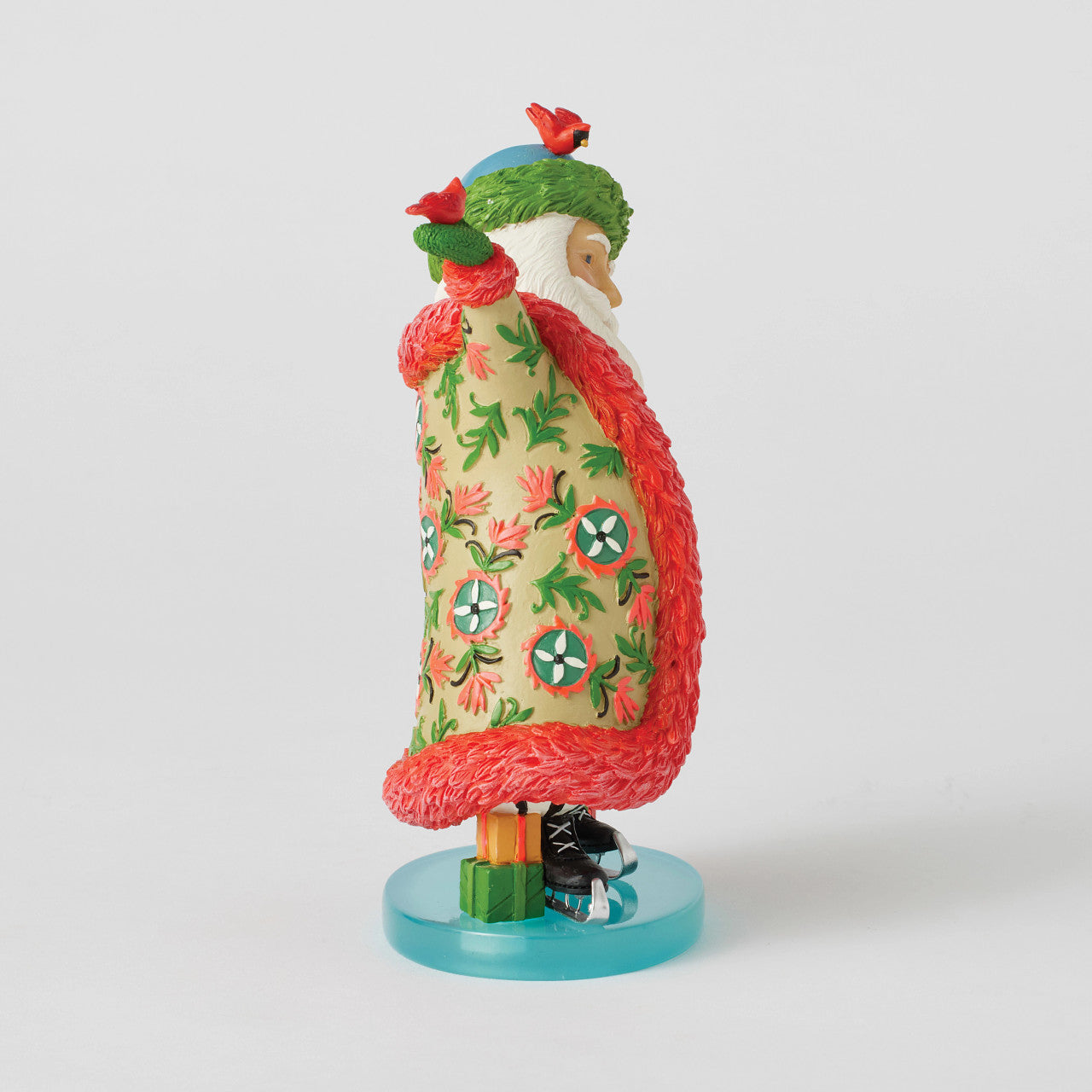 Art Gallery Ice Skating Santa by Lori Sibert