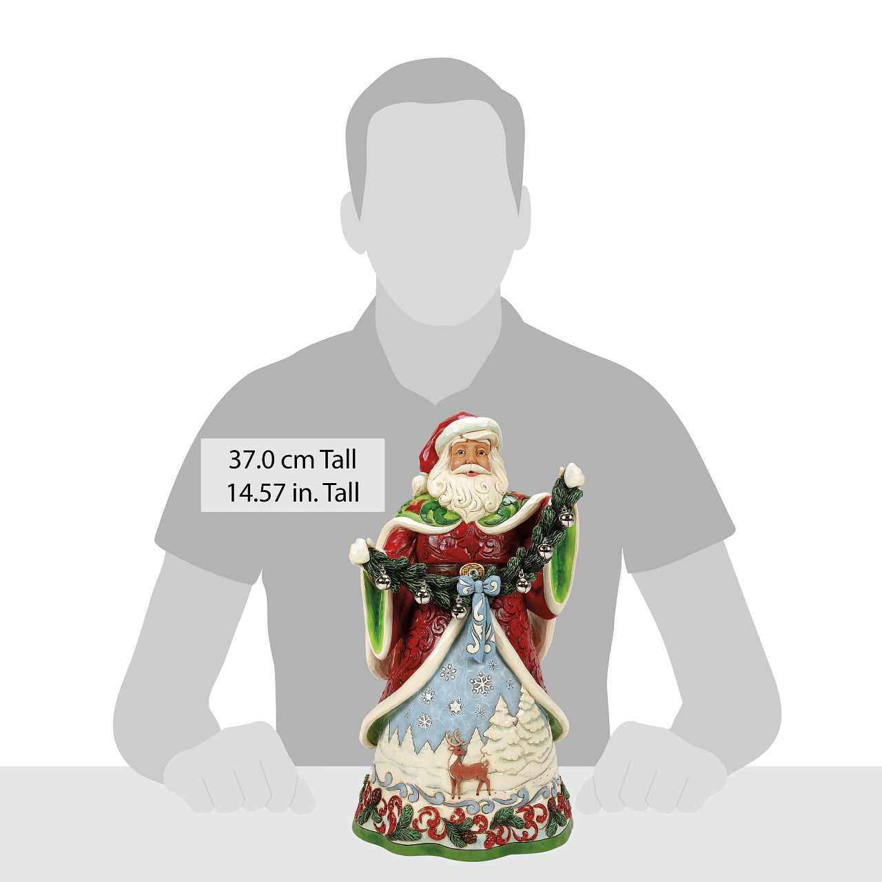 Claus For Celebration Collectors Edition Collection 3rd in the Series Santa with Bells