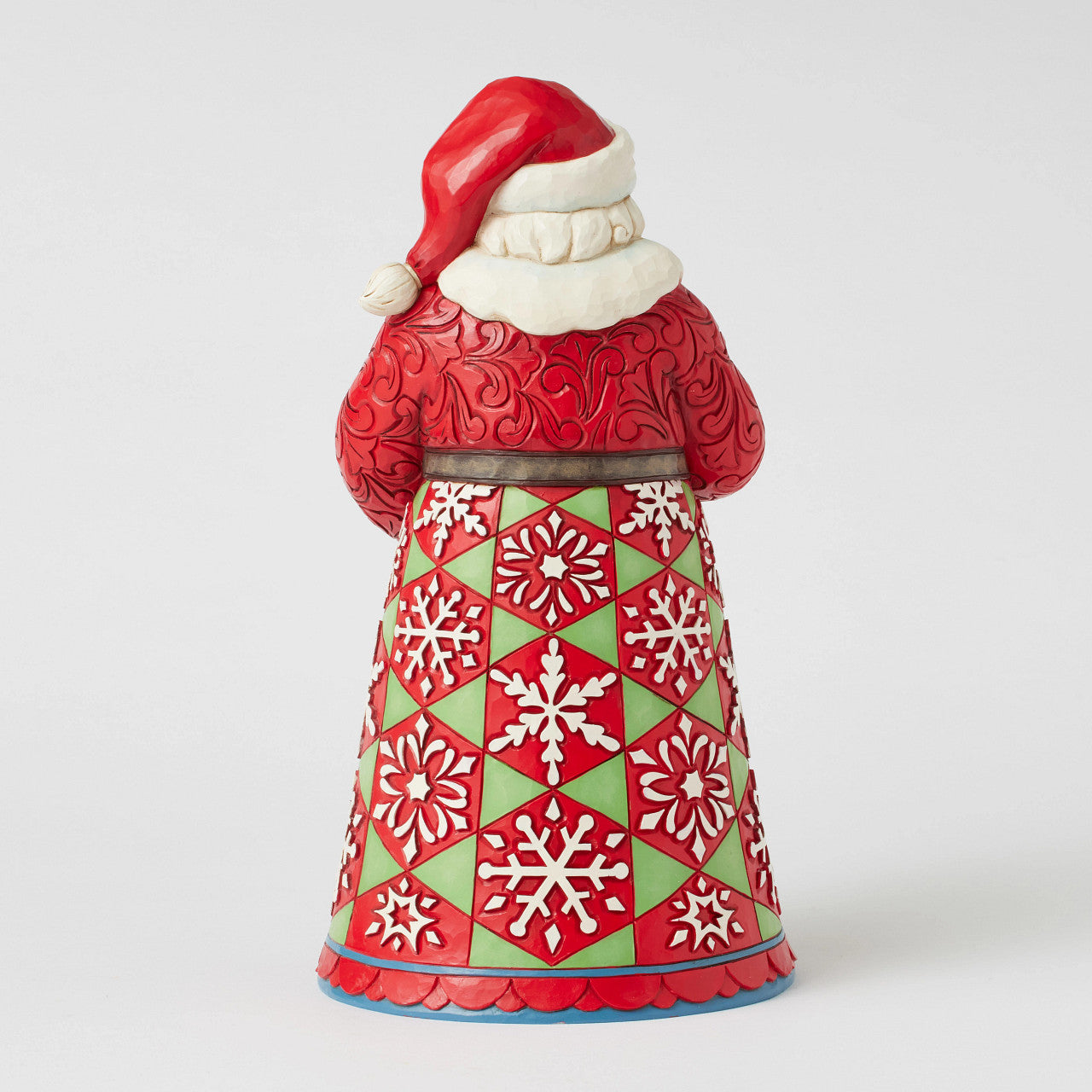 Frosty Keepsake Santa Holding Mini Globe