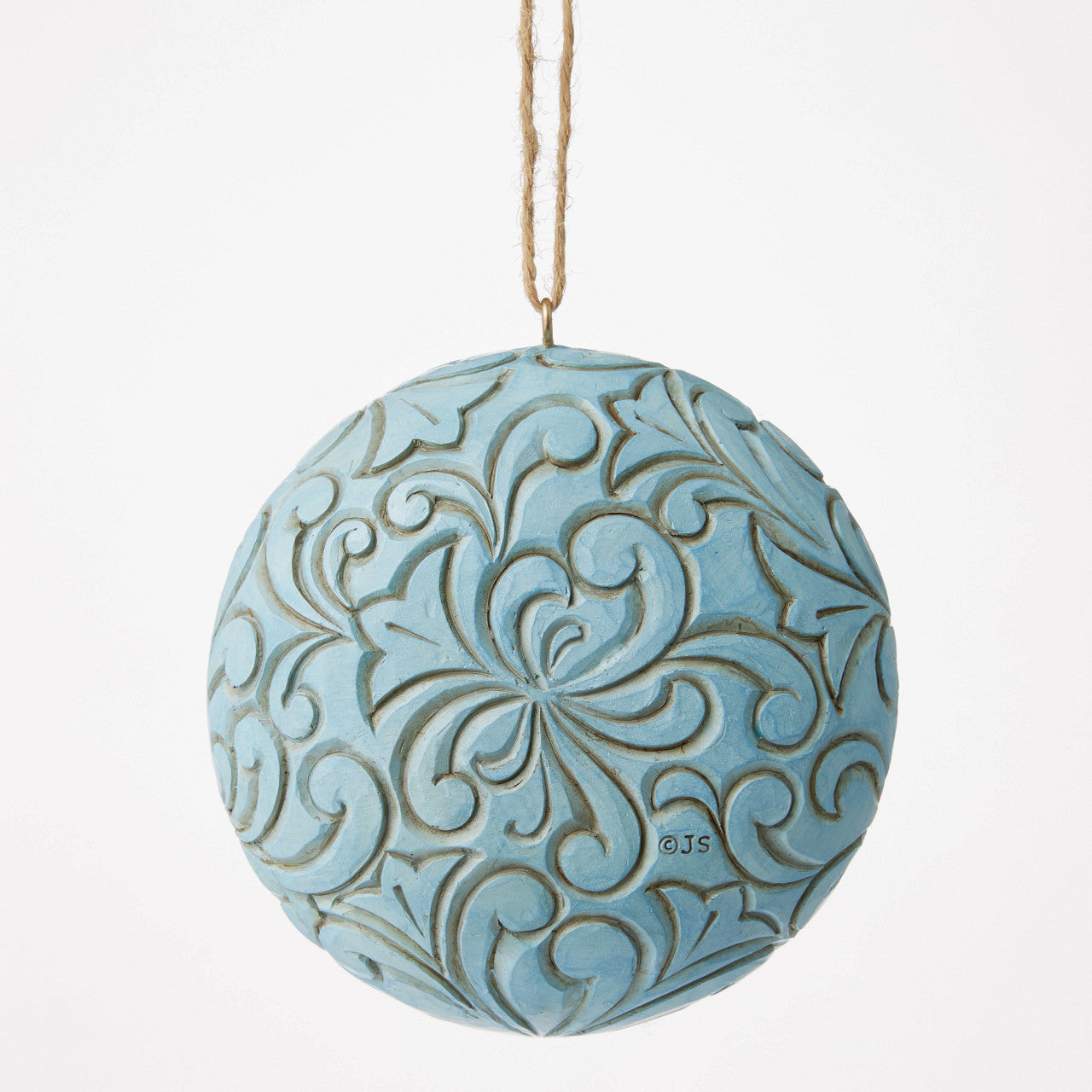 Blue & Gold Holy Family Ornament