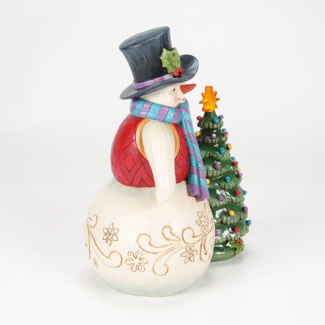 All is Merry and Bright Snowman with Vintage LED Tree