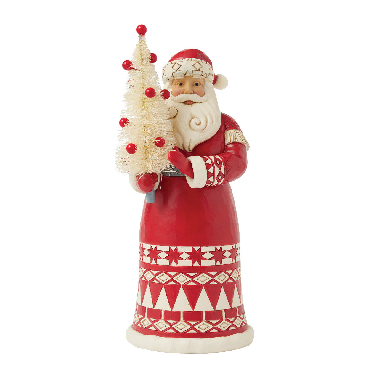 Nordic Winter Wishes Nordic Noel Santa with Sisal Tree