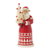 Nordic Winter Wishes Nordic Noel Santa with Sisal Tree