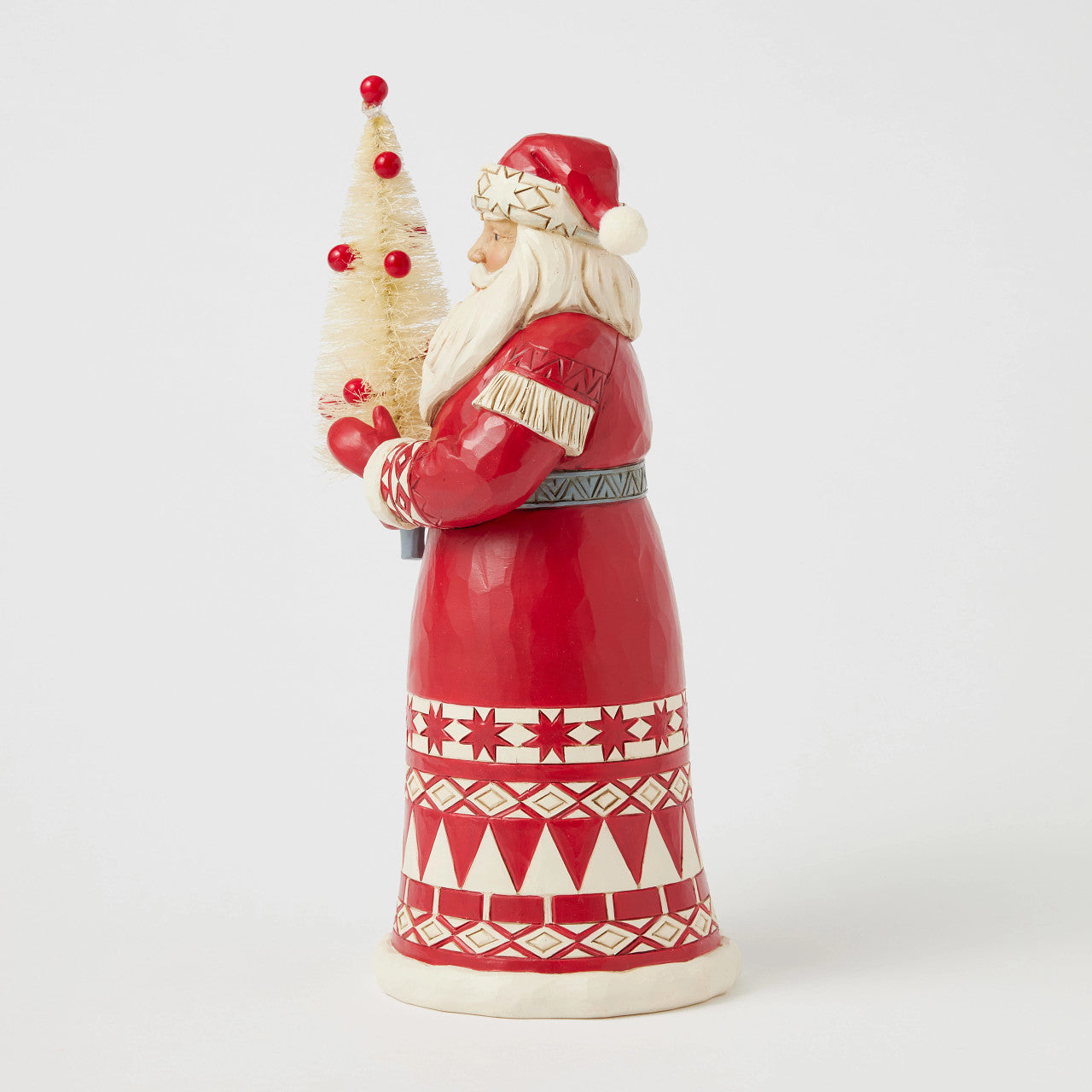 Nordic Winter Wishes Nordic Noel Santa with Sisal Tree