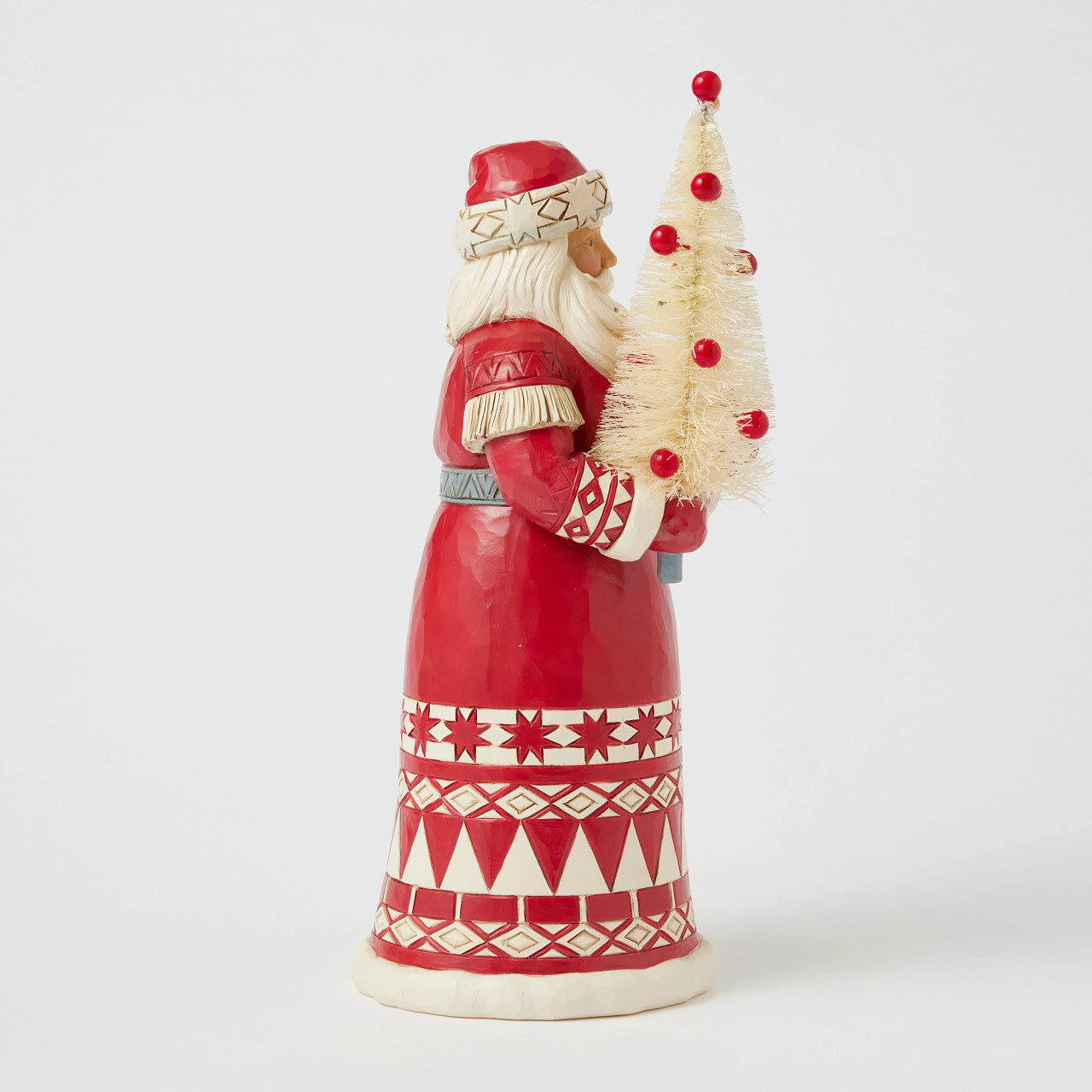 Nordic Winter Wishes Nordic Noel Santa with Sisal Tree