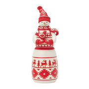 There's Snow One Like You"  Nordic Noel Snowman with Cardinal