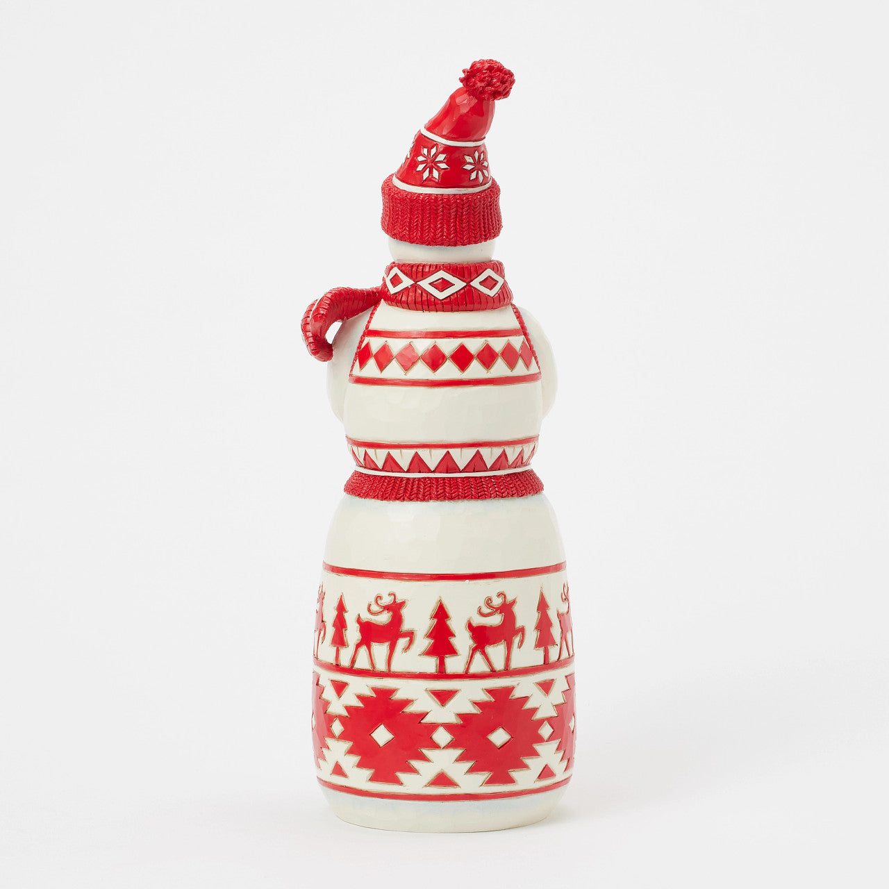 There's Snow One Like You"  Nordic Noel Snowman with Cardinal