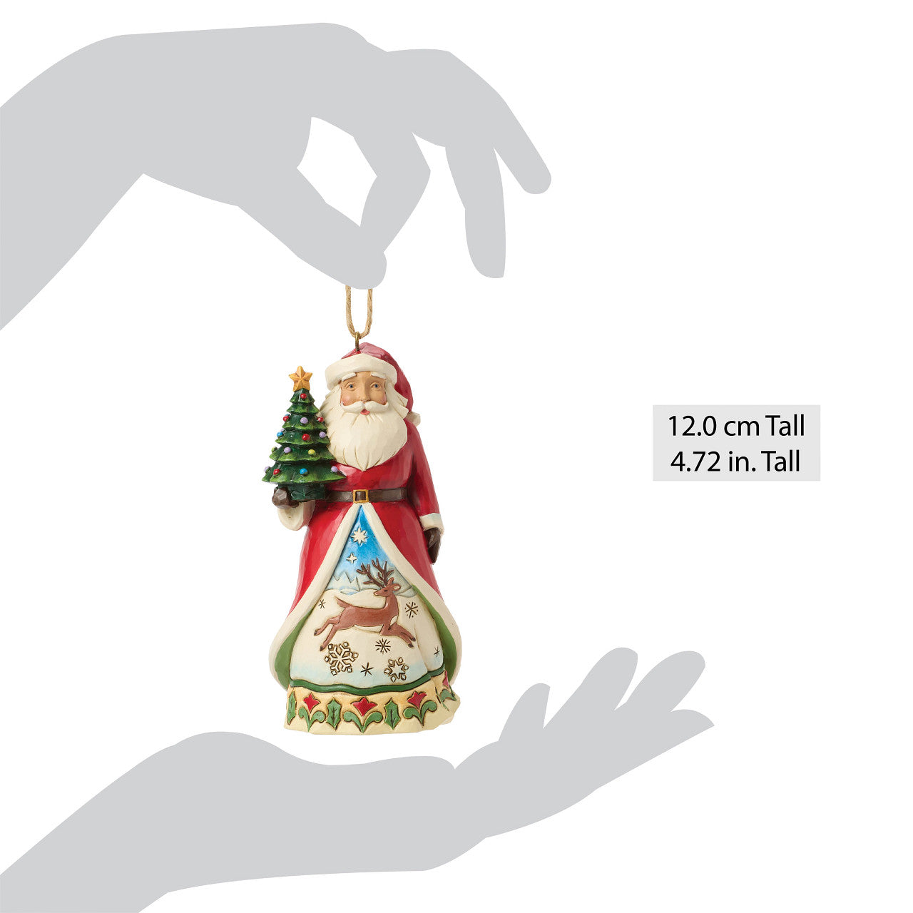 Santa Vintage Christmas Ornament