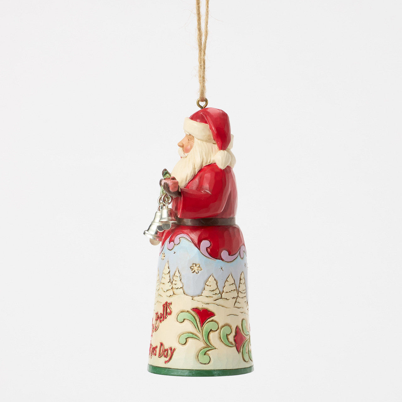 Santa I Heard The Bells Ornament
