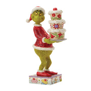 Grinch with Grinchy Cake