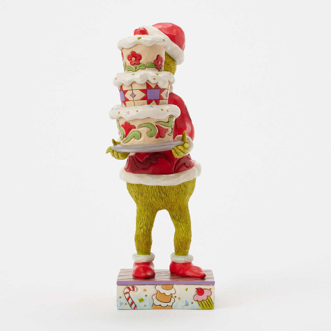 Grinch with Grinchy Cake
