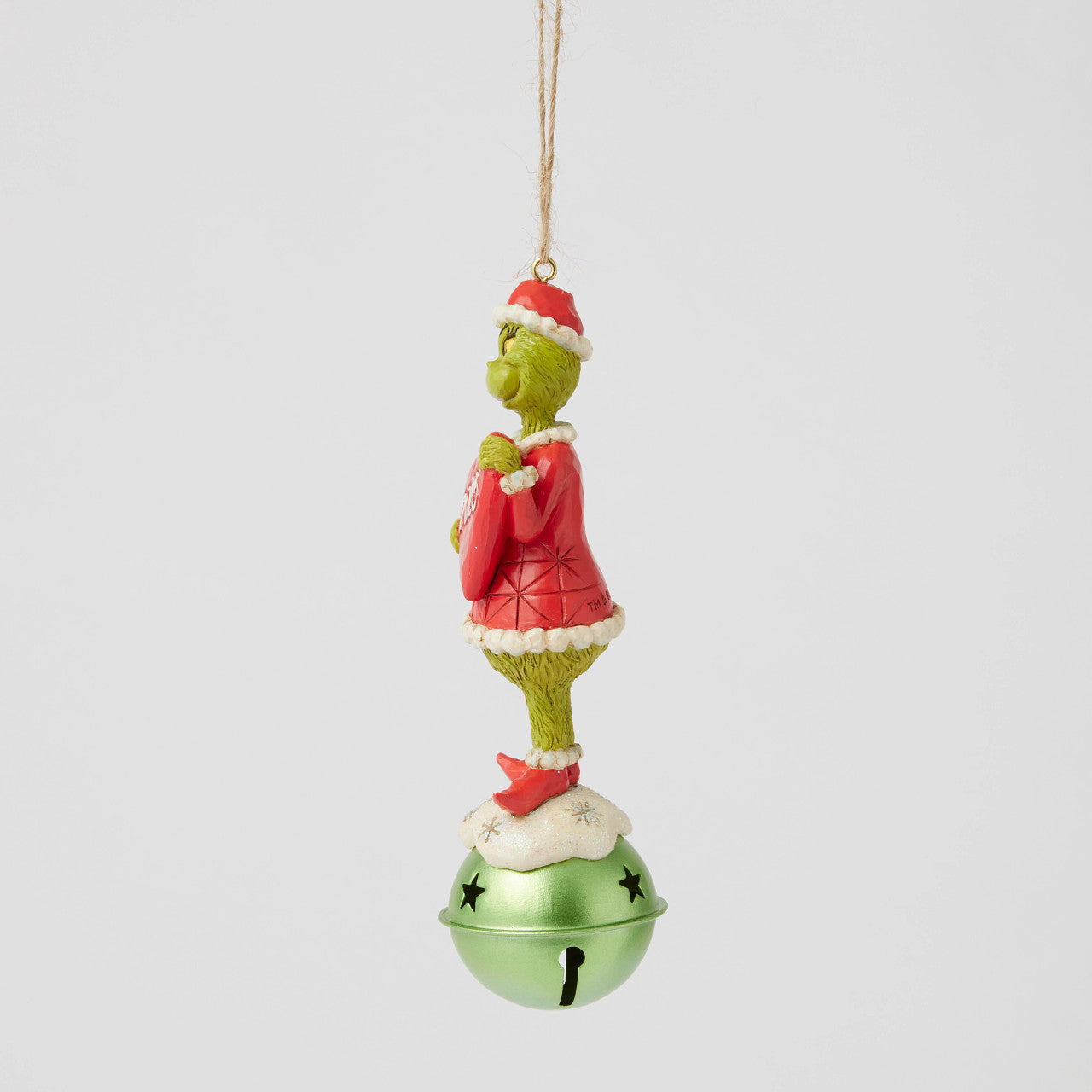 Grinch on Bell Dated 2025 Ornament