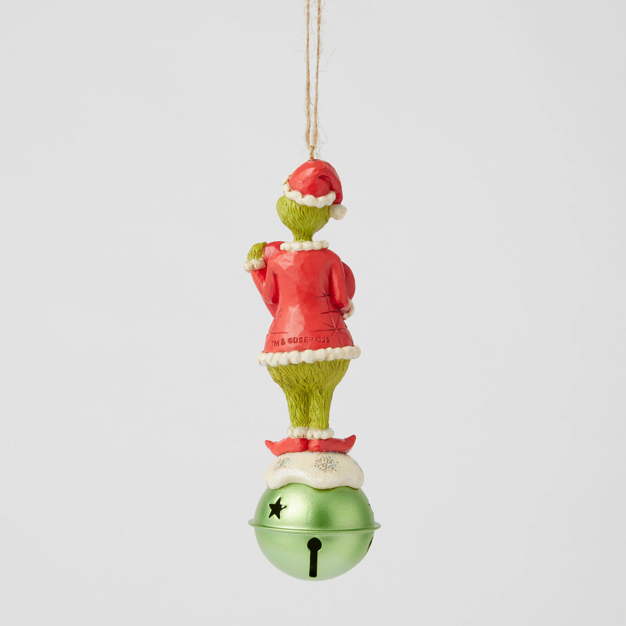 Grinch on Bell Dated 2025 Ornament
