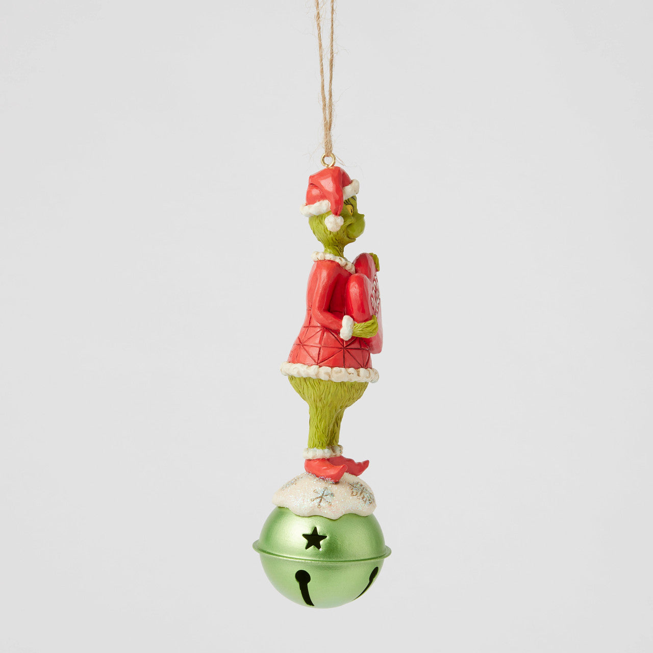Grinch on Bell Dated 2025 Ornament