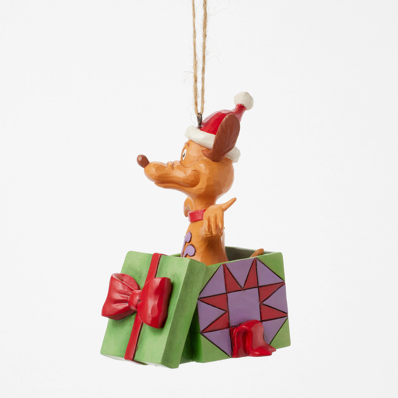 Max in Present Ornament