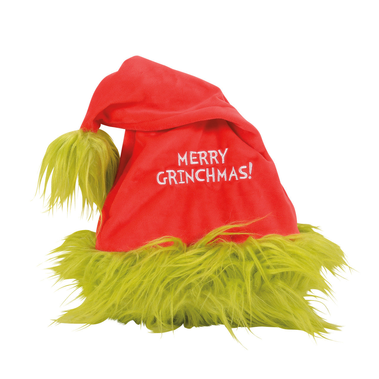 Grinch Merry Grinchmas Santa Hat & Gloves Set