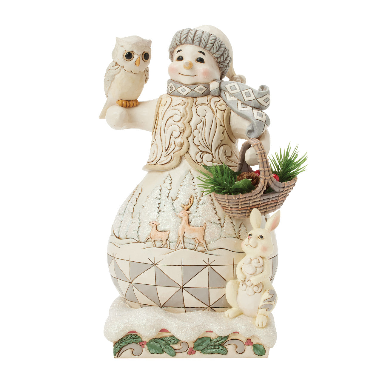 Winter's Gentle Gatherings Woodland Snowman