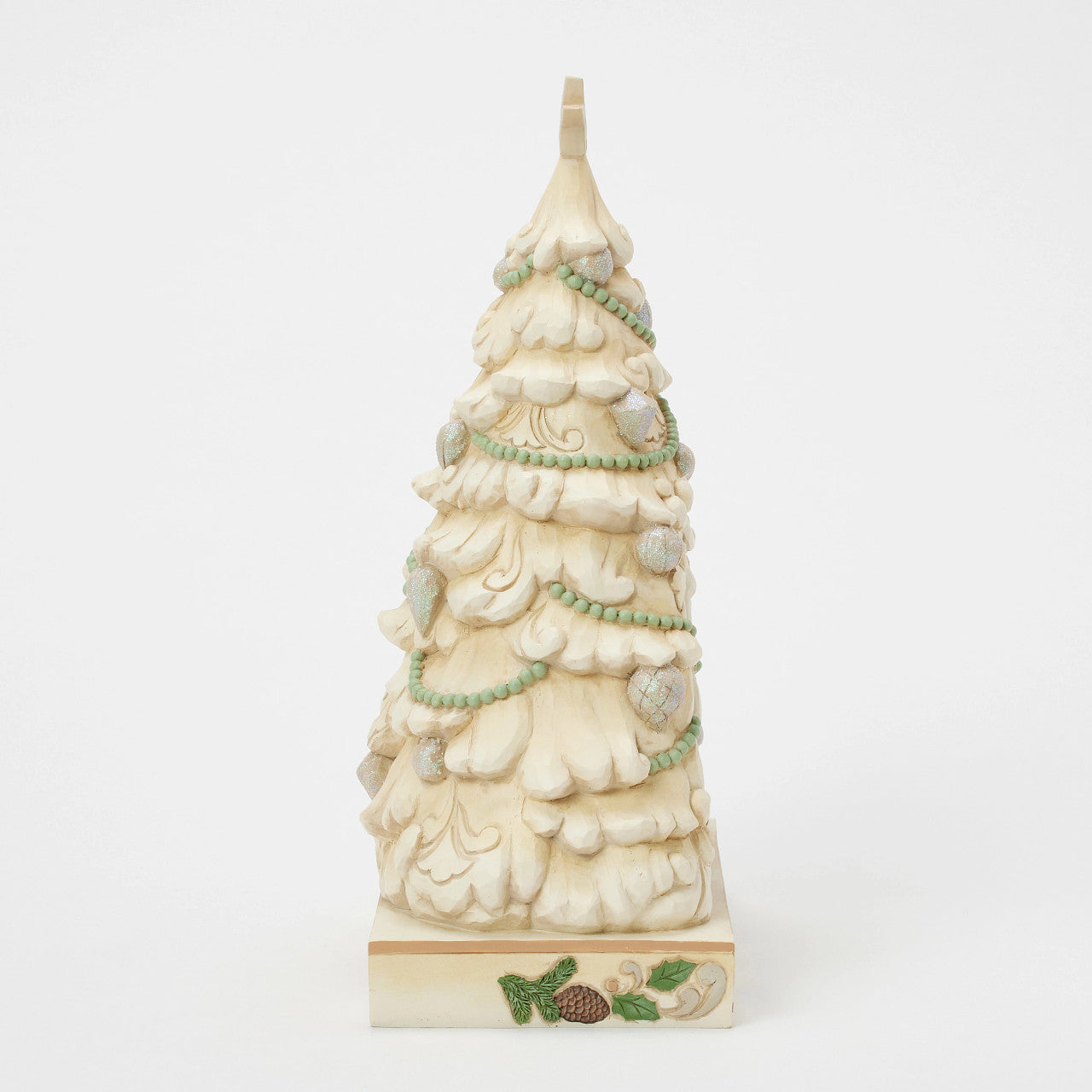 Tree of Holy Light White Woodland Tree Nativity Diorama