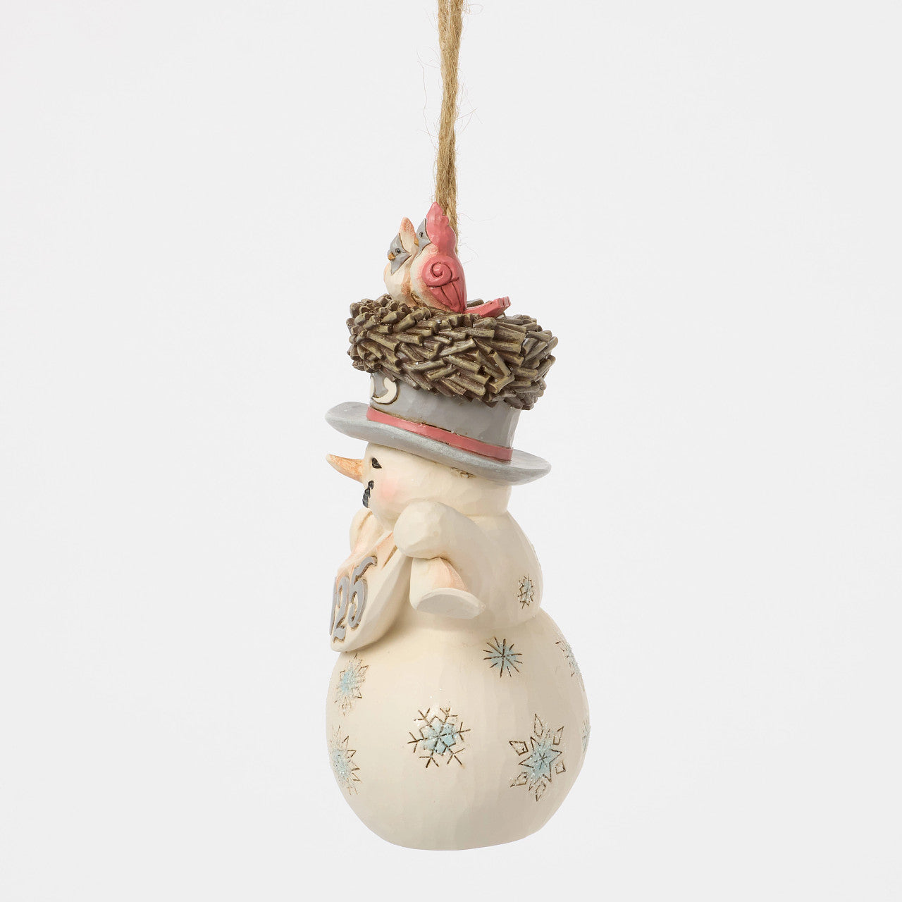 Woodland Dated 2025 Snowman Ornament