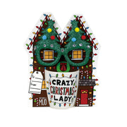 Christmas Lady Sleigh All Day Coffee Mug and Glasses Set 12 Ounces