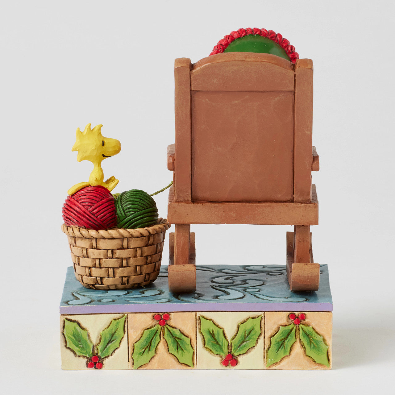 Snoopy Knitting in Rocking Chair