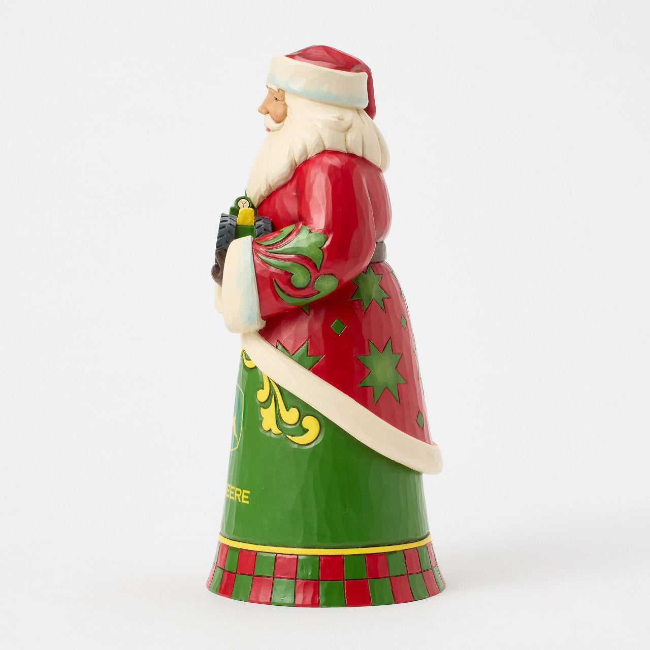 Holiday Deere Santa with John Deere Tractor