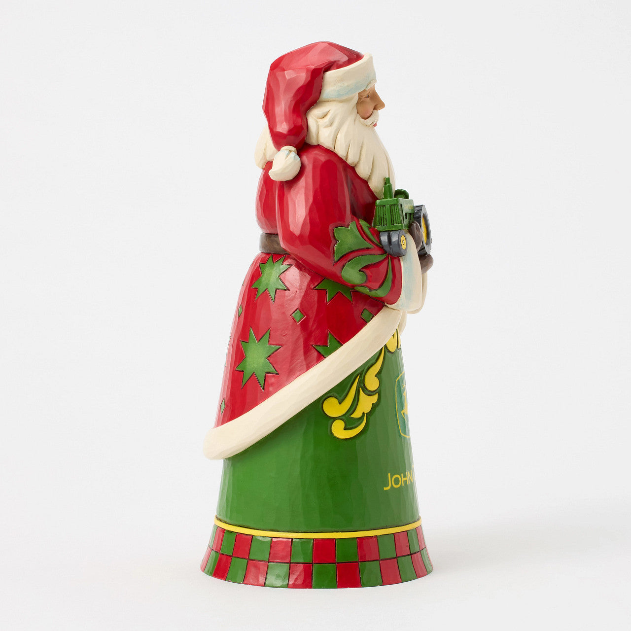 Holiday Deere Santa with John Deere Tractor