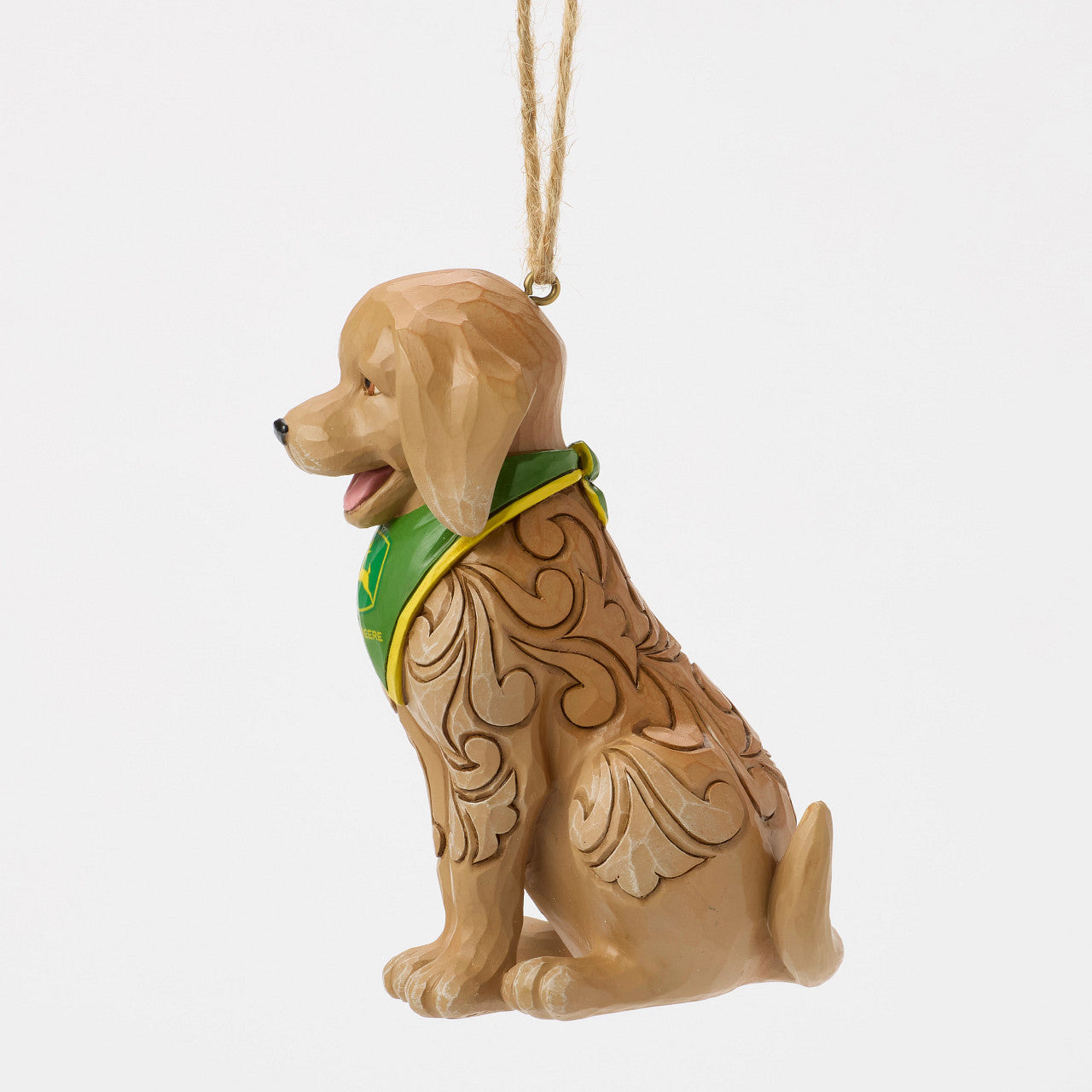 John Deere Dog Wearing Bandana