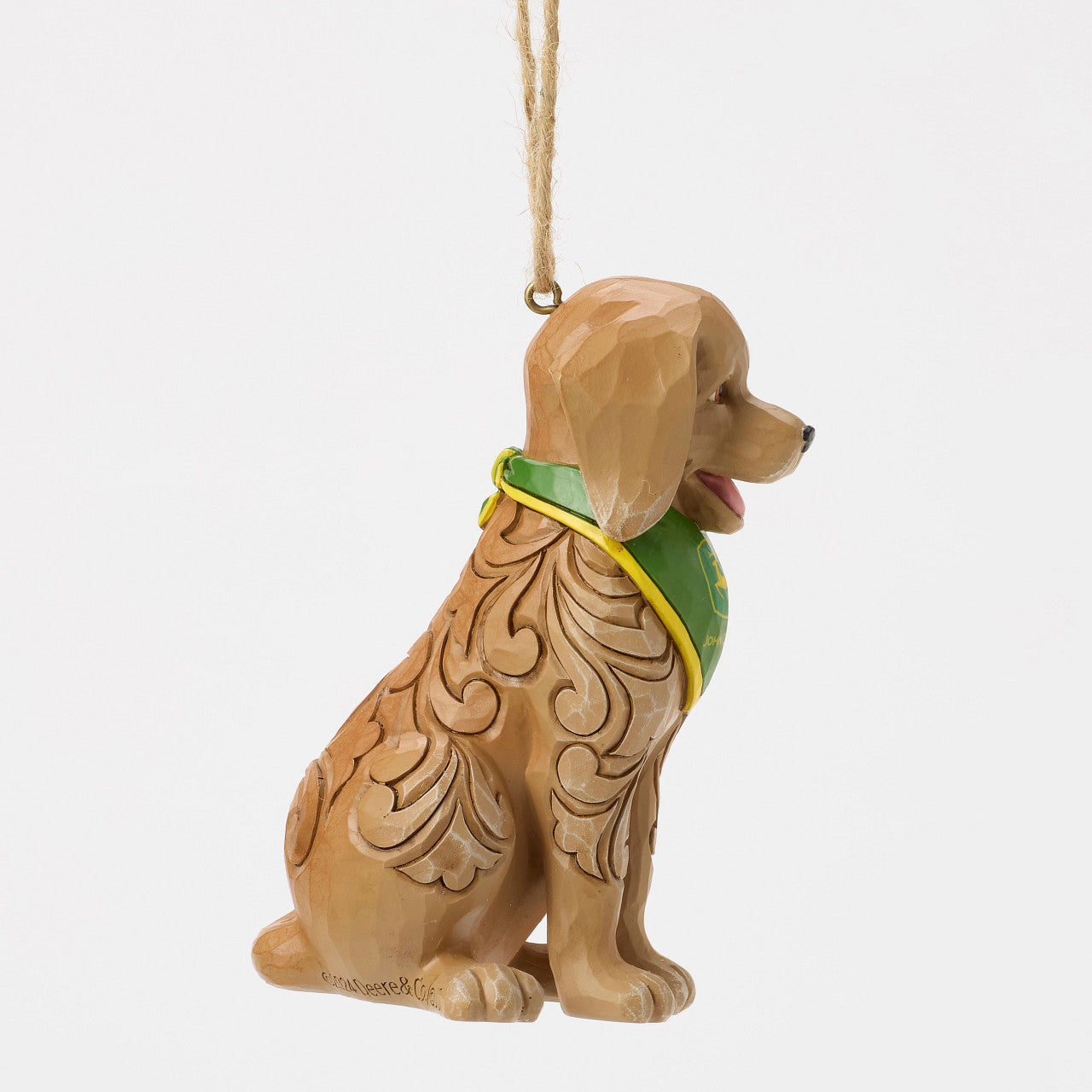 John Deere Dog Wearing Bandana
