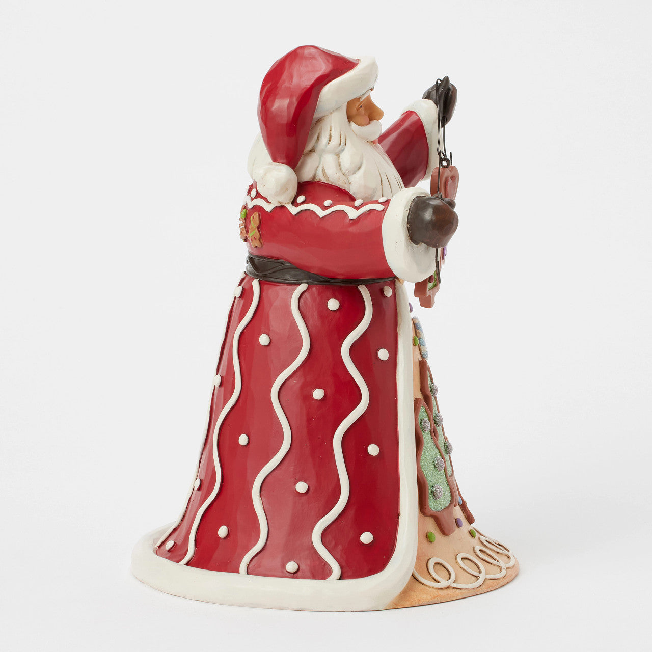 Sugar Cookie Charms Gingerbread Santa with Cookies