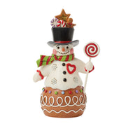 Gingerbread Hugs and Peppermint Kisses Gingerbread Snowman