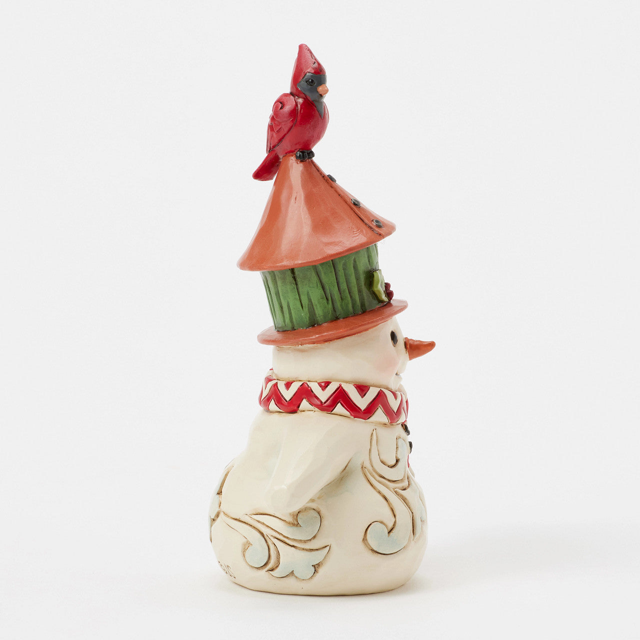Snowman with Birdhouse Hat Mini
