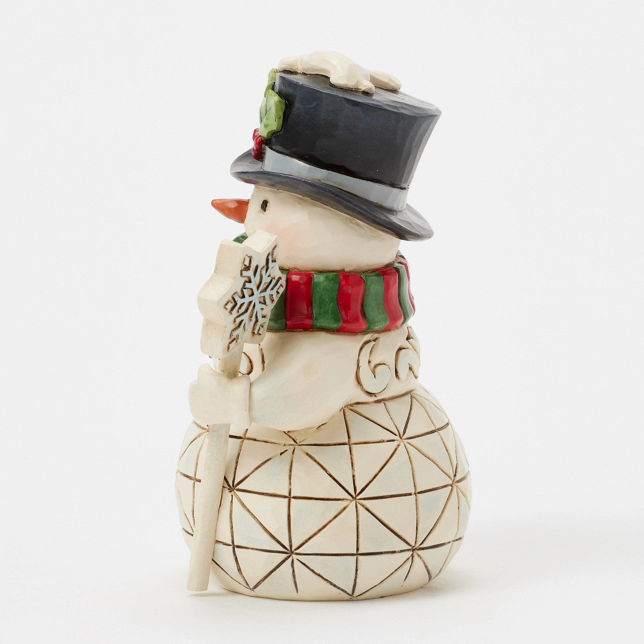 Snowman with Snowflake Staff Mini