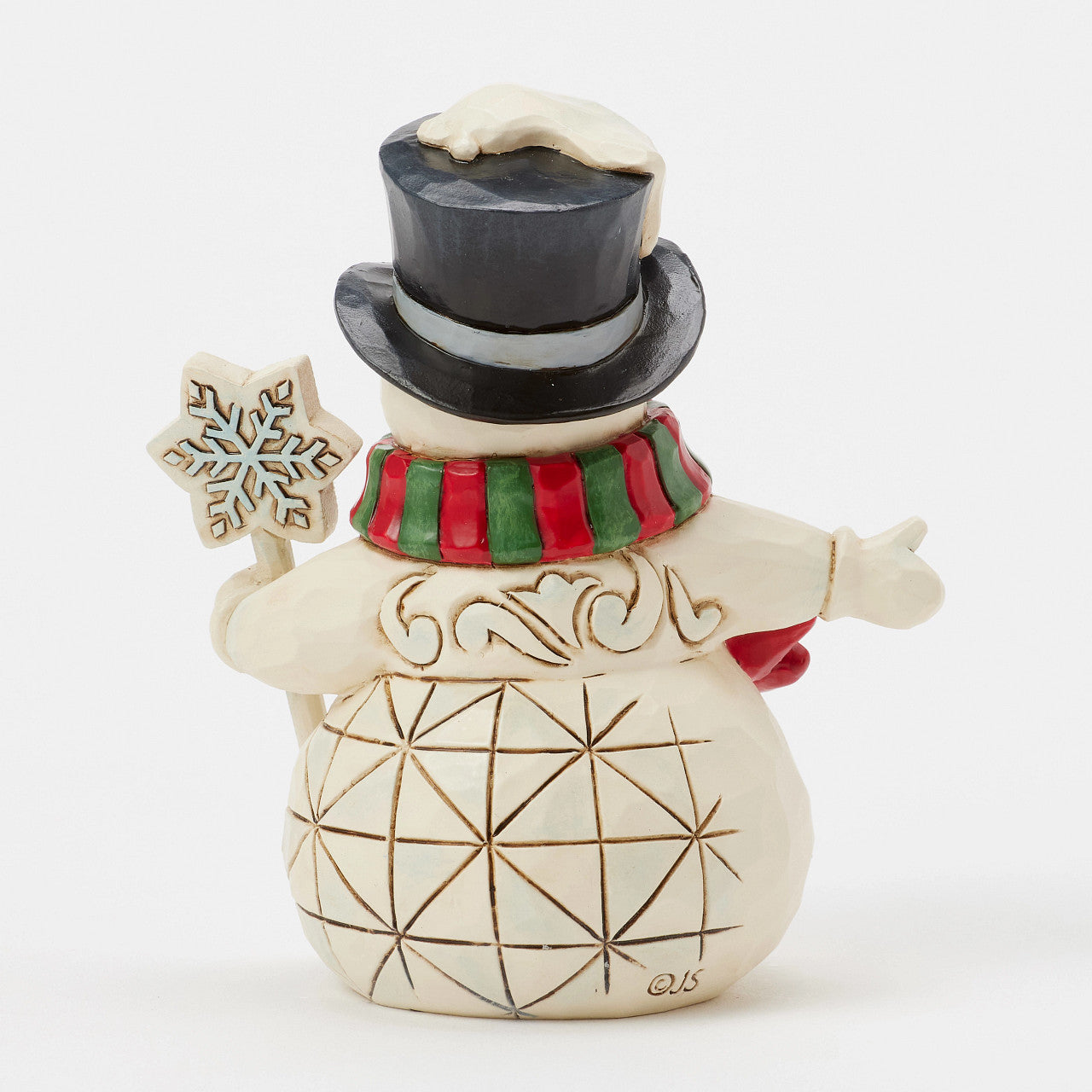 Snowman with Snowflake Staff Mini